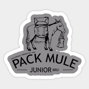 Pack Mule Junior Sticker